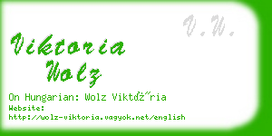 viktoria wolz business card